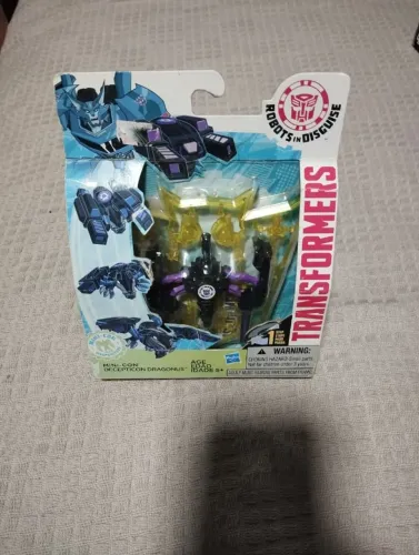 Transformers Robots in Disguise Mini con Weaponizers Decepticon Dragonus