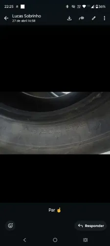 Pneus R16 e R15  meia vida 100,00 cada