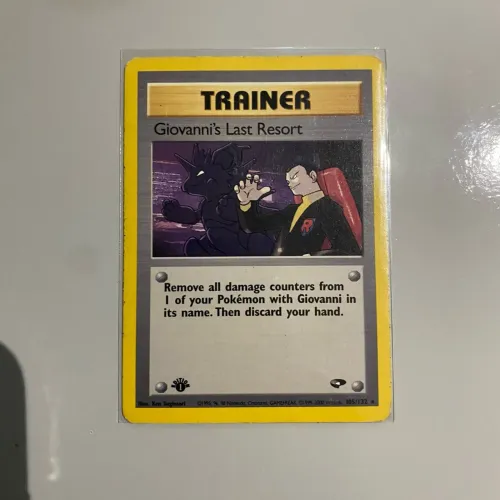 Carta Pokémon 1 edição