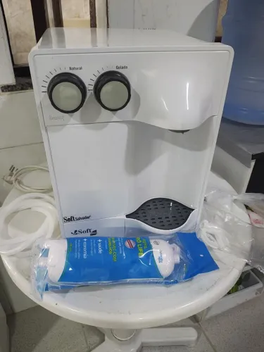 Purificador filtro soft slin linha industrial compressor gela água