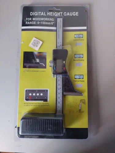 Medidor De Altura Digital 150mm Base Magnetica Marcenaria<br>