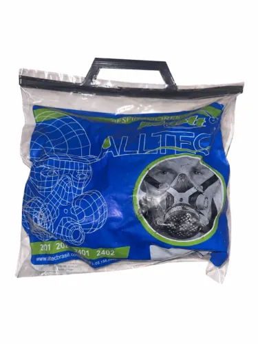 Respirador Semifacial Alltec com Filtros para Vapores Orgânicos e Gases - EPI
