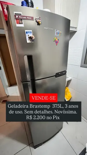 Geladeira Brastemp 375L