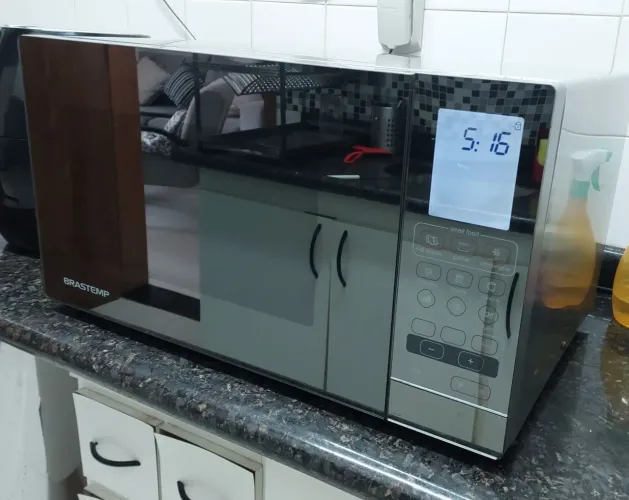 Microondas Brastemp Inox Espelhado 30 litros