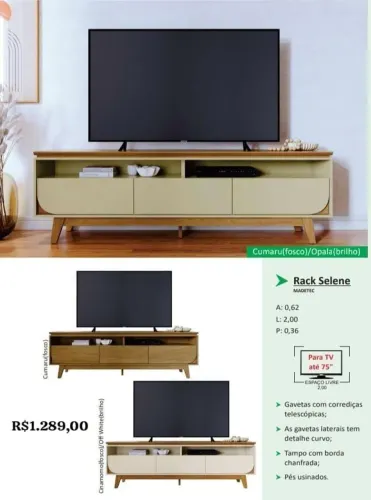 Rack bancada Selene