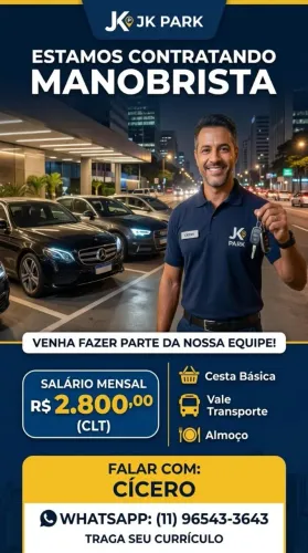Vaga de manobrista
