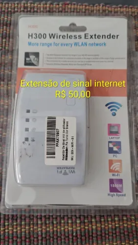 Extensão para sinal de internet