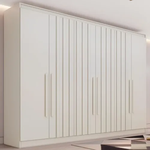Guarda-Roupa 6 Portas Oxford 2,10 m 100% MDF