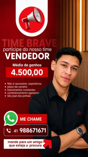 Vaga para atendimento ao cliente!