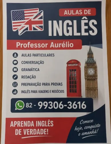 Aula de inglês 
