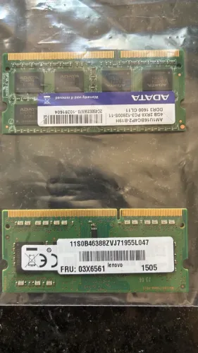 Memória para Notebook 8GB DDR3 1600Mhz(2 pentes de 4GB)