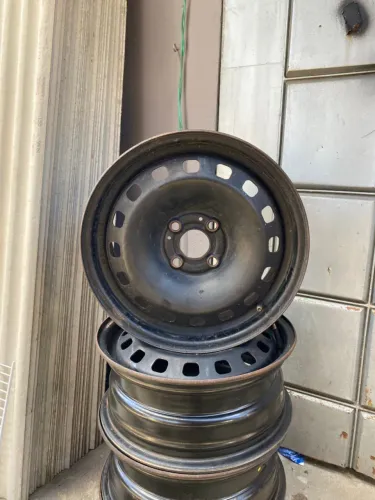 4 roda de ferro aro 15 4x100 original VW
