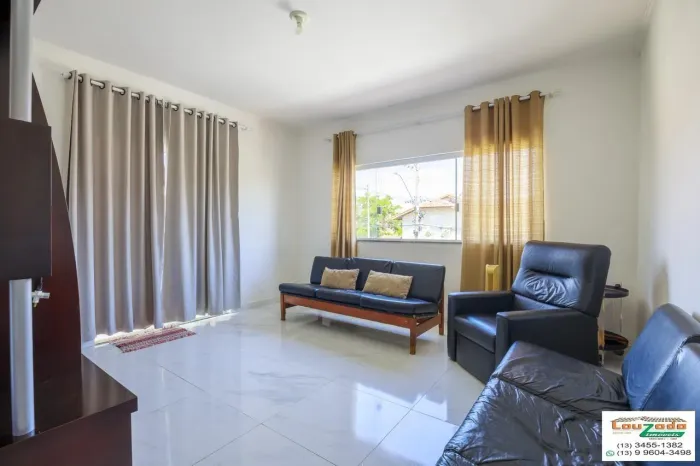 Casa para Locação em Peruíbe, Parque Daville, 2 dormitórios, 1 suíte, 1 banheiro, 1 vaga