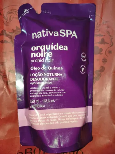 Hidratante refil o Boticário orquídea noire