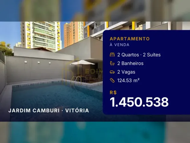 Linda Cobertura Duplex em Jardim Camburi Lazer Completo e Modernidade!