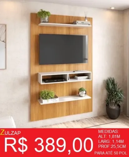 Painel - entrega e montagem gratuita