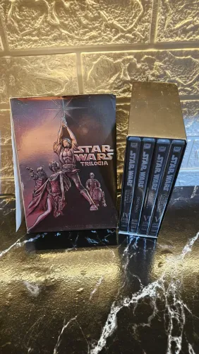 Box Trilogia dvd filme star wars funcionando 