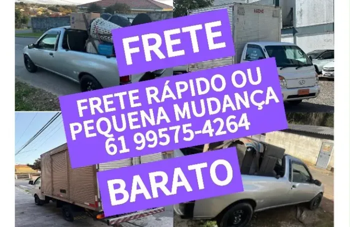 Frete samambaia e pequena mudança regiões do df
