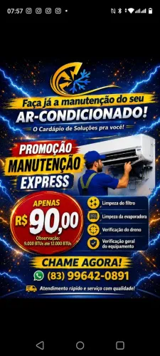 Manutenção de ar condicionado