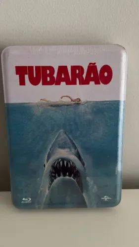 Bluray Filme Tubarão - Lata - Novo Lacrado