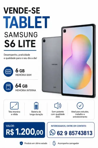 Vende-se tablet Samsung