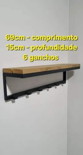 Cabideiro de parede 