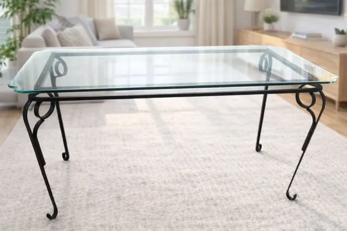 Mesa de Jantar de Vidro