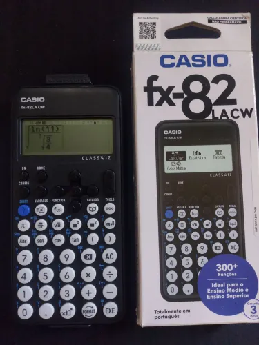 Calculadora Casio fx-82LACW - Na caixa