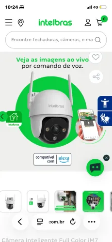Câmera pega placa de carro