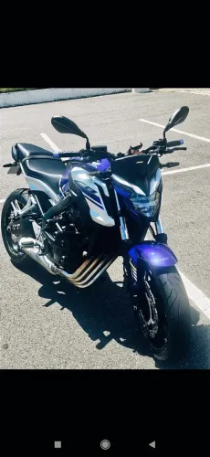 Cb650F Azul 2018 impecável