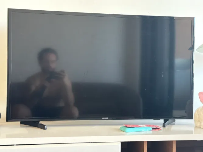 Tv Samsung com defeito na tela