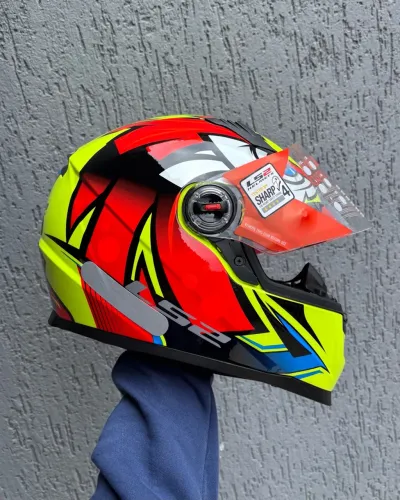 Capacete LS2 Tribal Amarelo NOVO