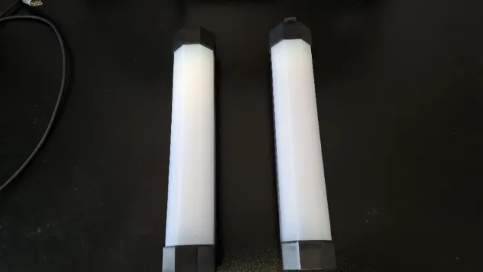 Bastões de Led branco frio e quente.