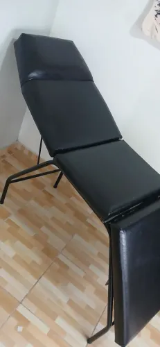 Maca dobrável preta com ajuste em 3 posições