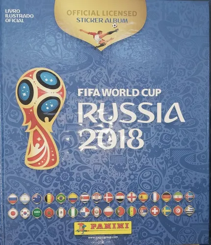 Album copa do mundo 2018 - capa dura completo