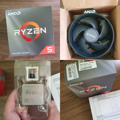 Ryzen 5 4500 novo (com cooler box)