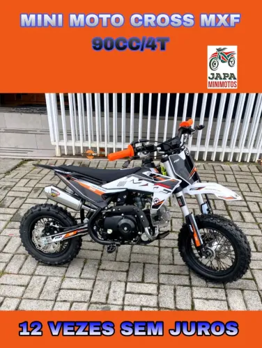 MINI MOTO CROSS MXF 90CC/4T EM 12 VEZES SEM JUROS 
