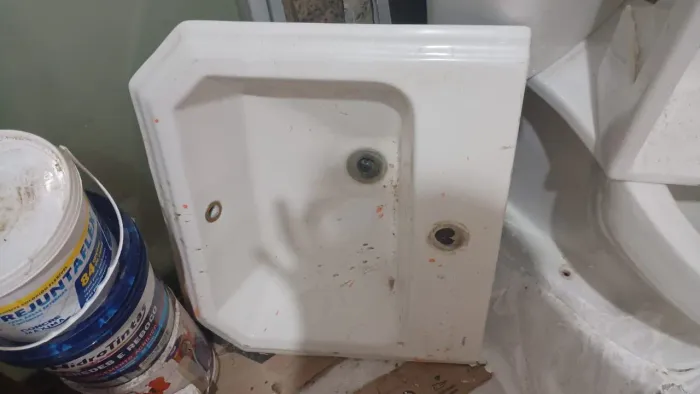 Pia e bancada de cozinha
