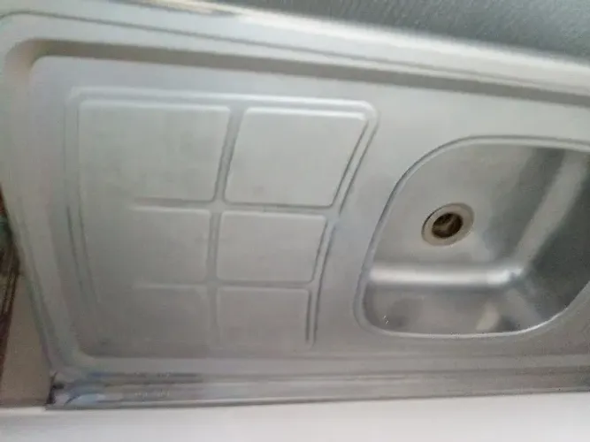 Pia inox com cuba