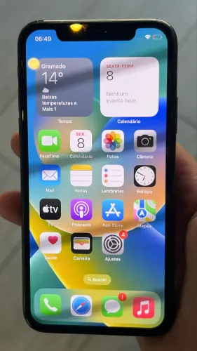 iPhone X 256gb semi novo 