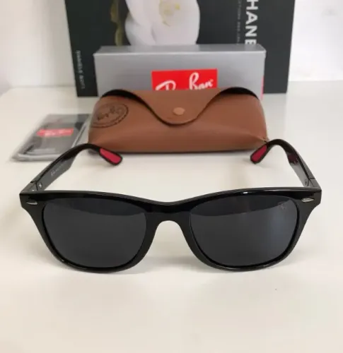 óculos de sol ray ban ferrari sport black piano