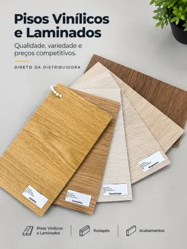 MATERIAIS PARA SUA OBRA | PISOS E RODAPÉS