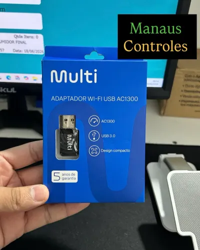 Adaptador Wi-Fi 2.4GHz e 5G versão 3.0 Multi - Entregamos