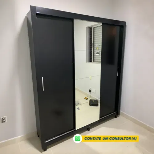 Guarda Roupa de Casal 1.86m BC - Entrega e Monta na Hora