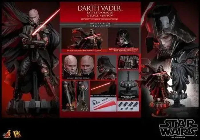 Darth Vader Battle Damaged ver. Deluxe Hot Toys