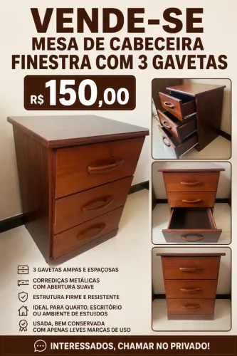 Mesa de cabeceira/Criado Mudo
