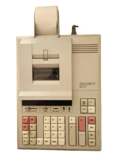 Calculadora de fita marca Facit modelo C375