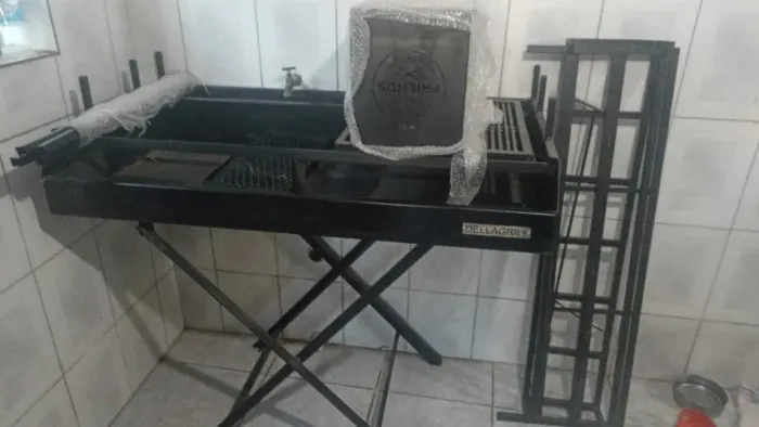 Churrasqueira Aço Carbono Dellagrill