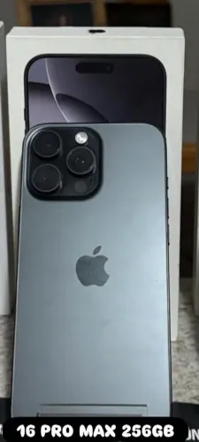 iPhone 16 Pro Max 256 gb Preto 97% Sem Marcas 100% original na garantia