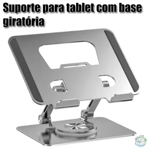 Suporte Dobrável e giratória De Metal Para Tablet
